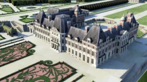 Château de Meudon - Vue panoramique sur Paris